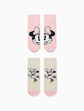 Confezione da 2 calzini antiscivolo con stampe di Minnie