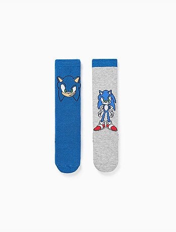 Confezione da 2 calzini antiscivolo con stampe di Sonic