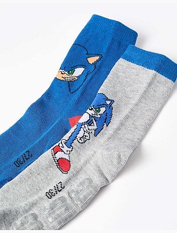 Confezione da 2 calzini antiscivolo con stampe di Sonic