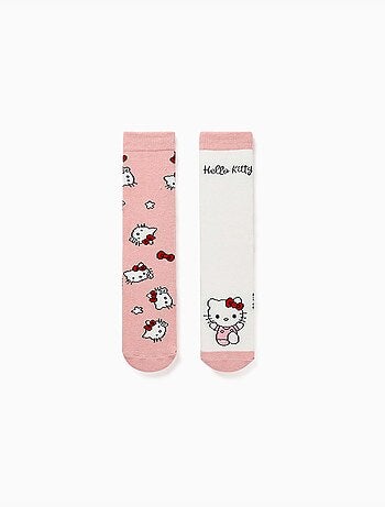 Confezione da 2 calzini antiscivolo Hello Kitty