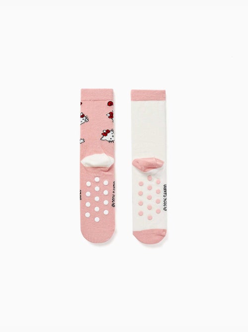Confezione da 2 calzini antiscivolo Hello Kitty - Kiabi Confezione da 2 calzini antiscivolo Hello Kitty - Kiabi