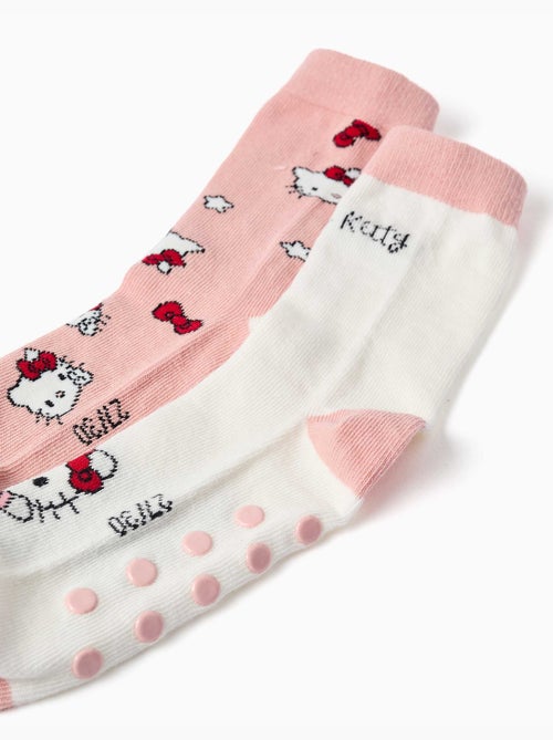 Confezione da 2 calzini antiscivolo Hello Kitty - Kiabi Confezione da 2 calzini antiscivolo Hello Kitty - Kiabi