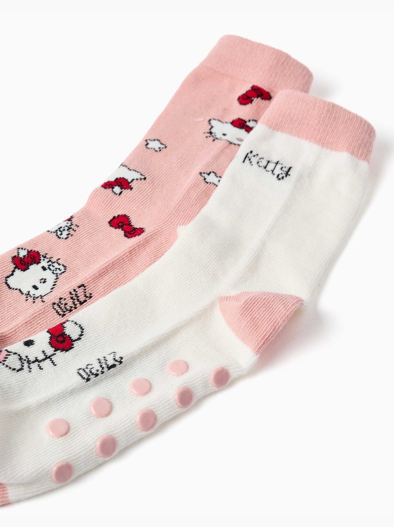 Confezione da 2 calzini antiscivolo Hello Kitty Multicolore - Kiabi