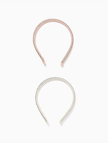 Confezione da 2 cerchietti con strass