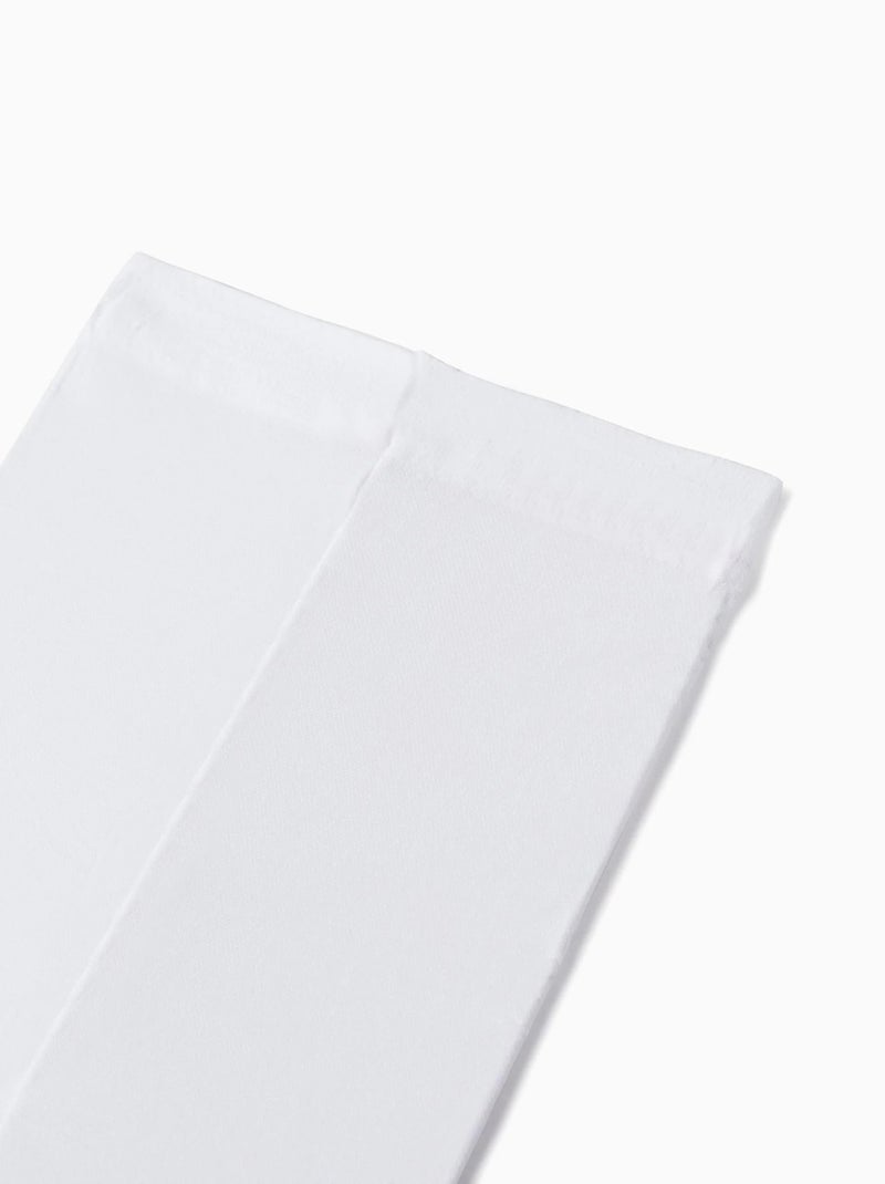Confezione da 2 collant in microfibra 40den Bianco - Kiabi