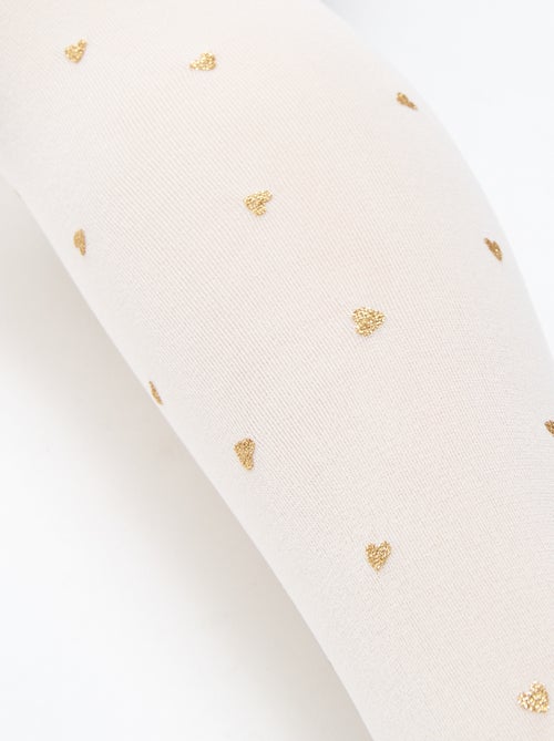 Confezione da 2 collant leggeri stampati - Kiabi