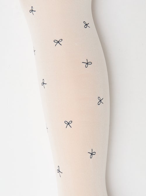 Confezione da 2 collant leggeri stampati - Kiabi