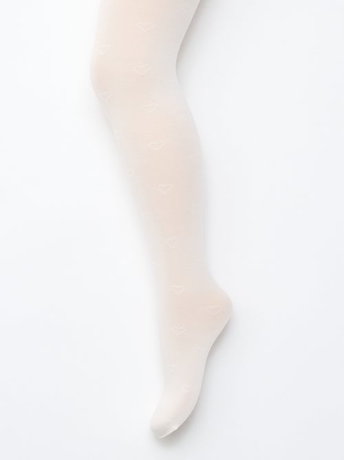 Confezione da 2 collant leggeri stampati - Kiabi