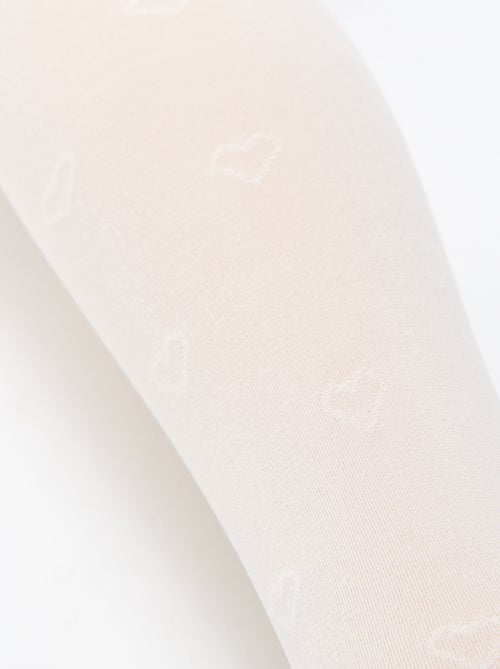 Confezione da 2 collant leggeri stampati - Kiabi