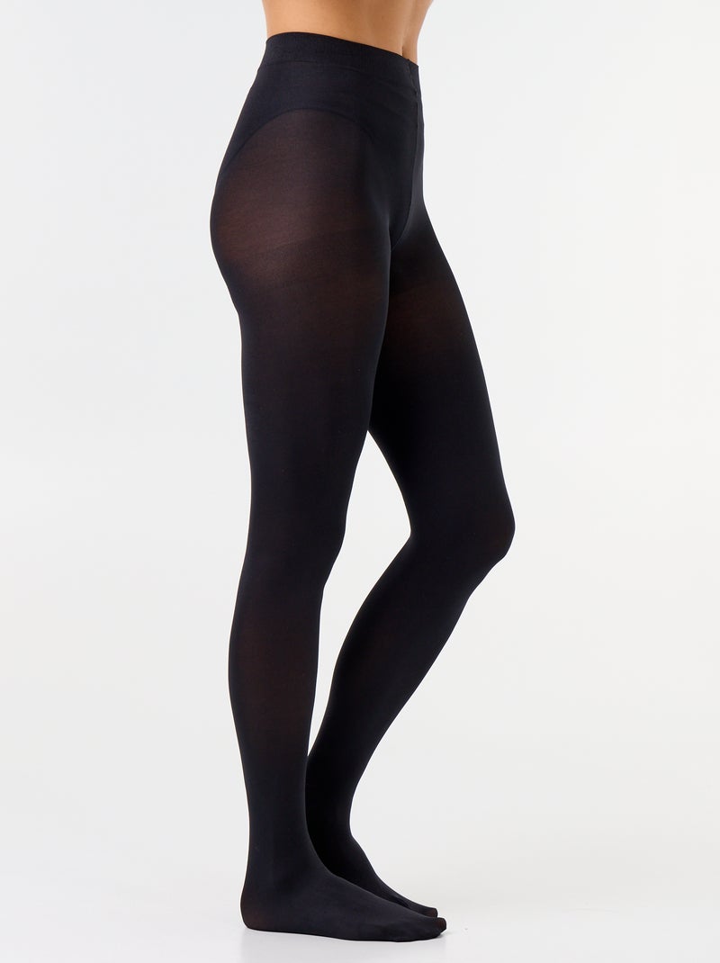 Confezione da 2 collant neri - 20 denari Nero - Kiabi