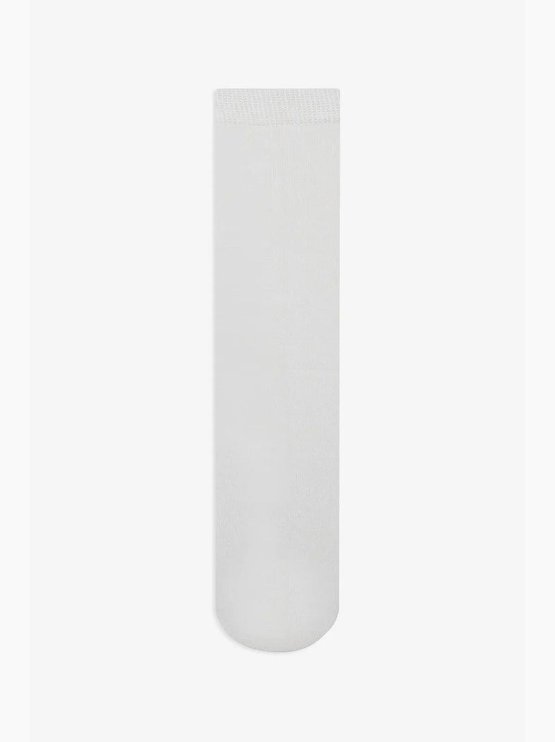 Confezione da 2 collant penti Bianco - Kiabi