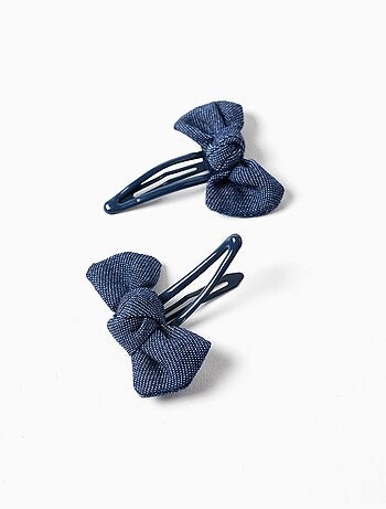 Confezione da 2 fermagli per capelli con fiocchi
