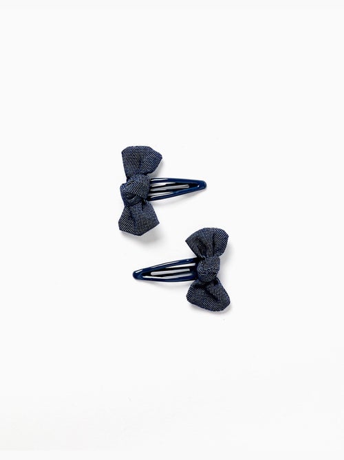 Confezione da 2 fermagli per capelli con fiocchi - Kiabi
