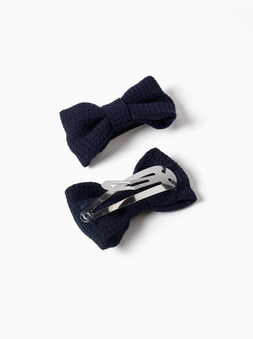 Confezione da 2 fermagli per capelli con fiocco - Kiabi