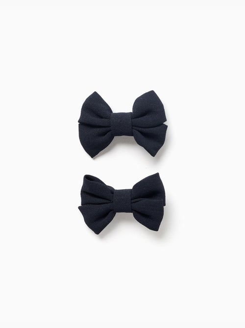Confezione da 2 fermagli per capelli con piccoli fiocchi - Kiabi