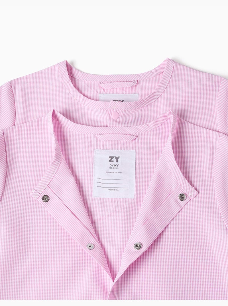 Confezione da 2 grembiuli da asilo con mostri delle emozioni Rosa chiaro - Kiabi