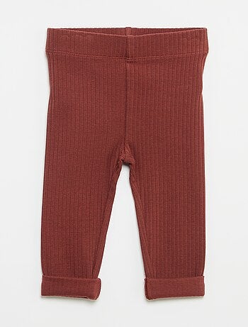 Confezione da 2 leggings a costine