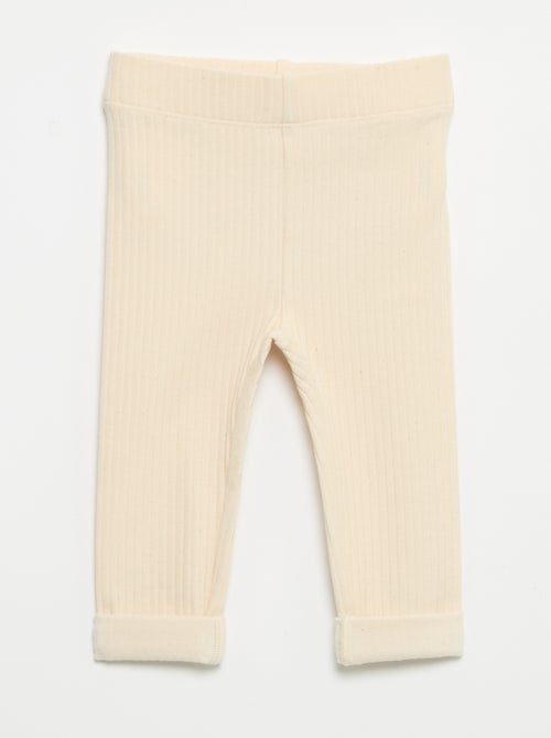 Confezione da 2 leggings a costine - Kiabi