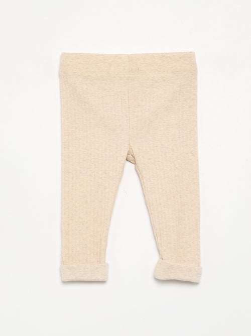 Confezione da 2 leggings a costine - Kiabi