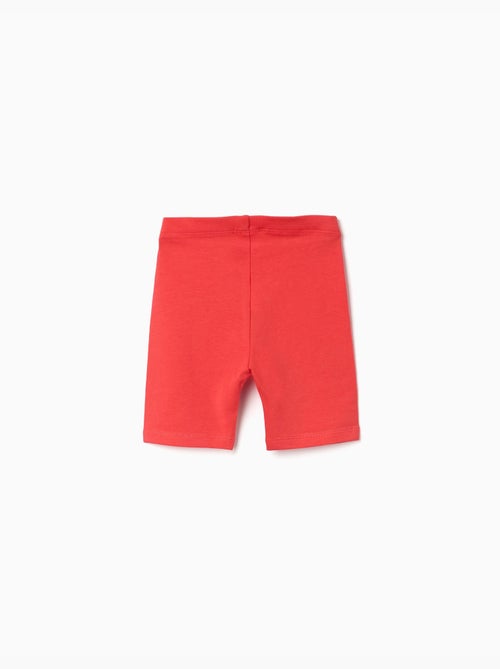 Confezione da 2 leggings corti lisci e stampati - Kiabi