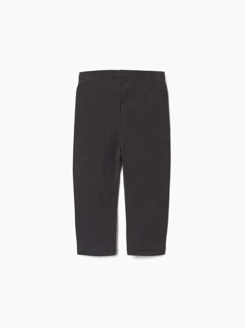 Confezione da 2 leggings lisci e stampati - Kiabi Confezione da 2 leggings lisci e stampati - Kiabi