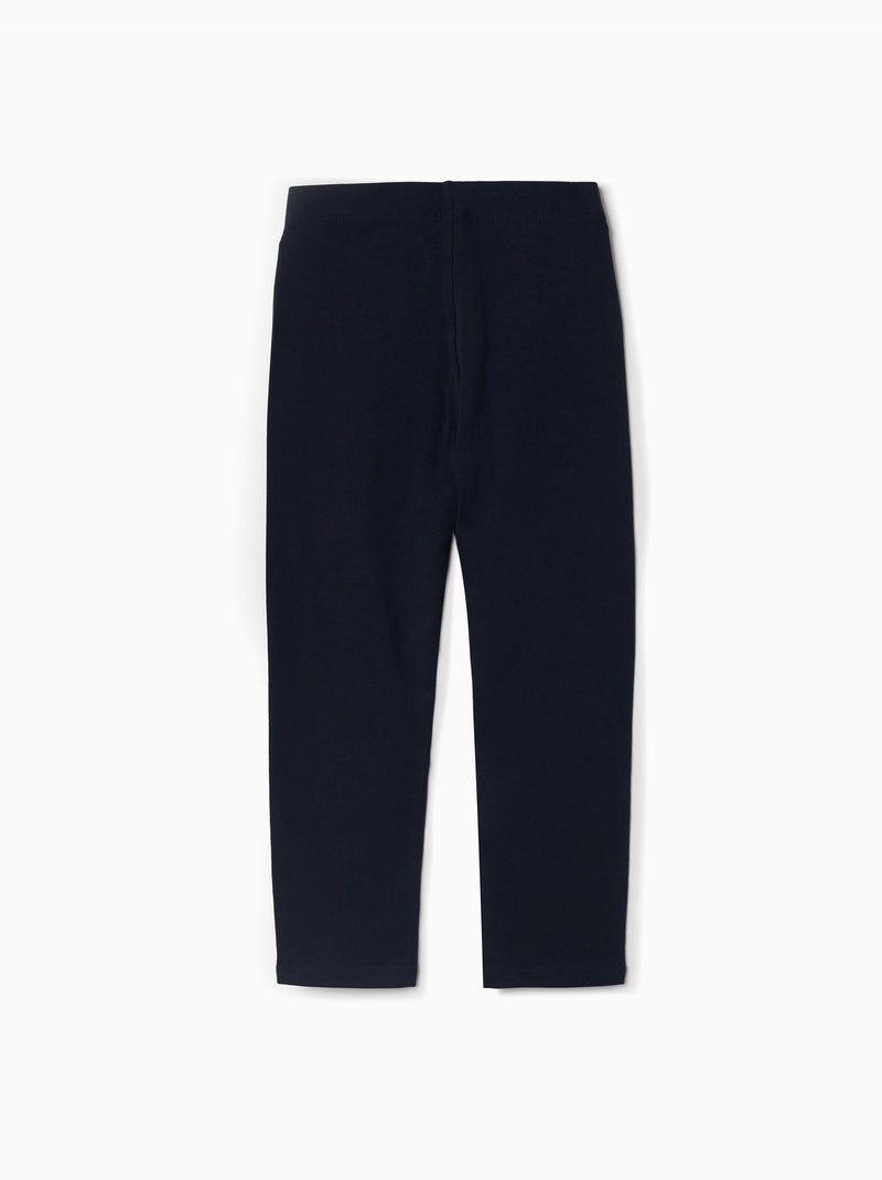 Confezione da 2 leggings lisci e stampati Verde chiaro - Kiabi