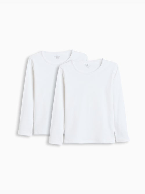 Confezione da 2 maglie in interlock, mo fashion - Kiabi