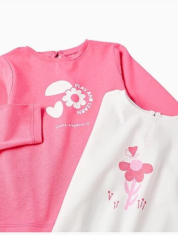 Confezione da 2 Maglietta a manica lunga con stampe