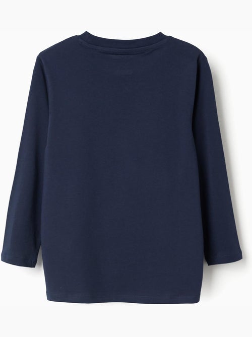 Confezione da 2 Maglietta in cotone a manica lunga con stampe - Kiabi