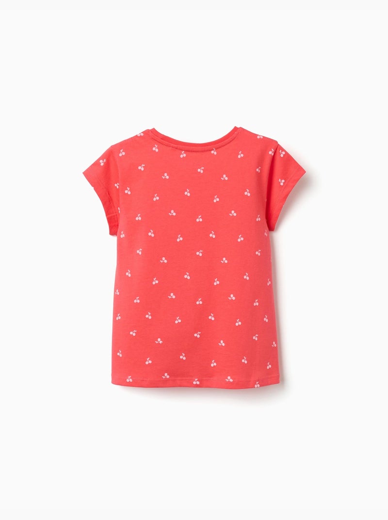 Confezione da 2 maglietta in cotone con stampe estive Rosa - Kiabi