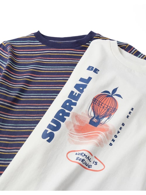 Confezione da 2 magliette e 1 paio di pantaloncini in cotone - Kiabi