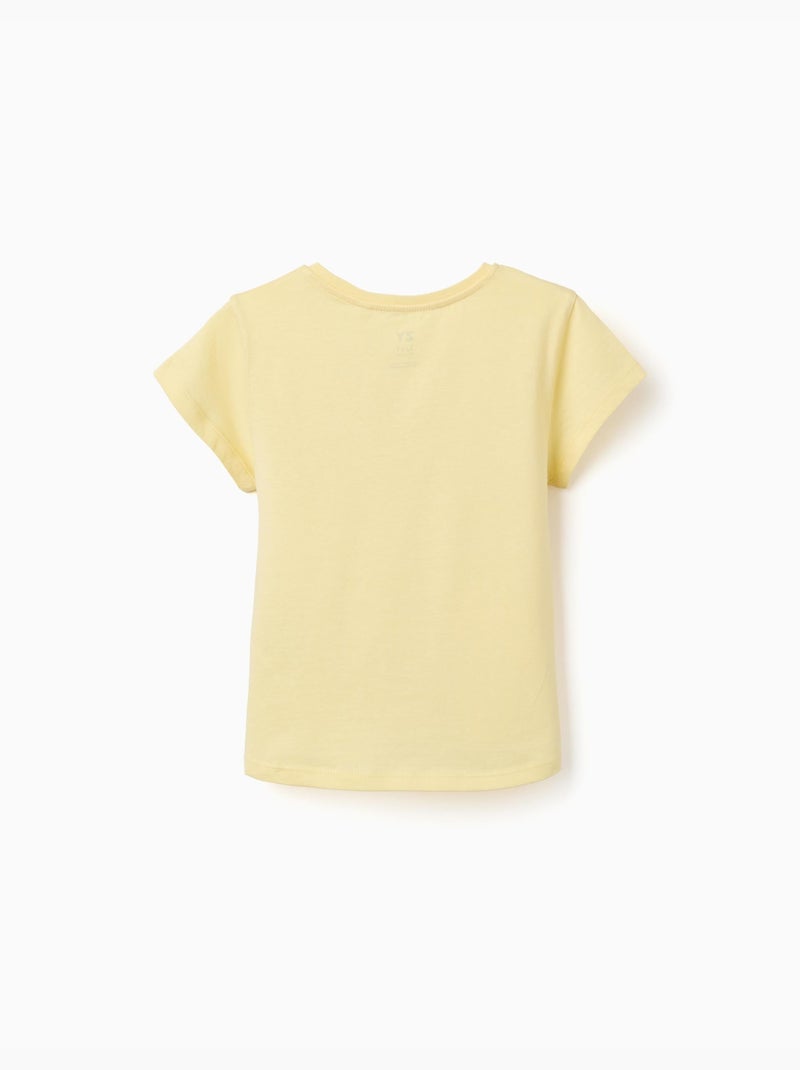 Confezione da 2 magliette in cotone con stampe di stelle marine Giallo chiaro - Kiabi