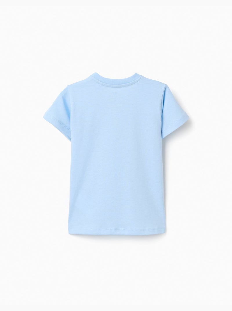 Confezione da 2 magliette in cotone con stampe estive Blu chiaro - Kiabi