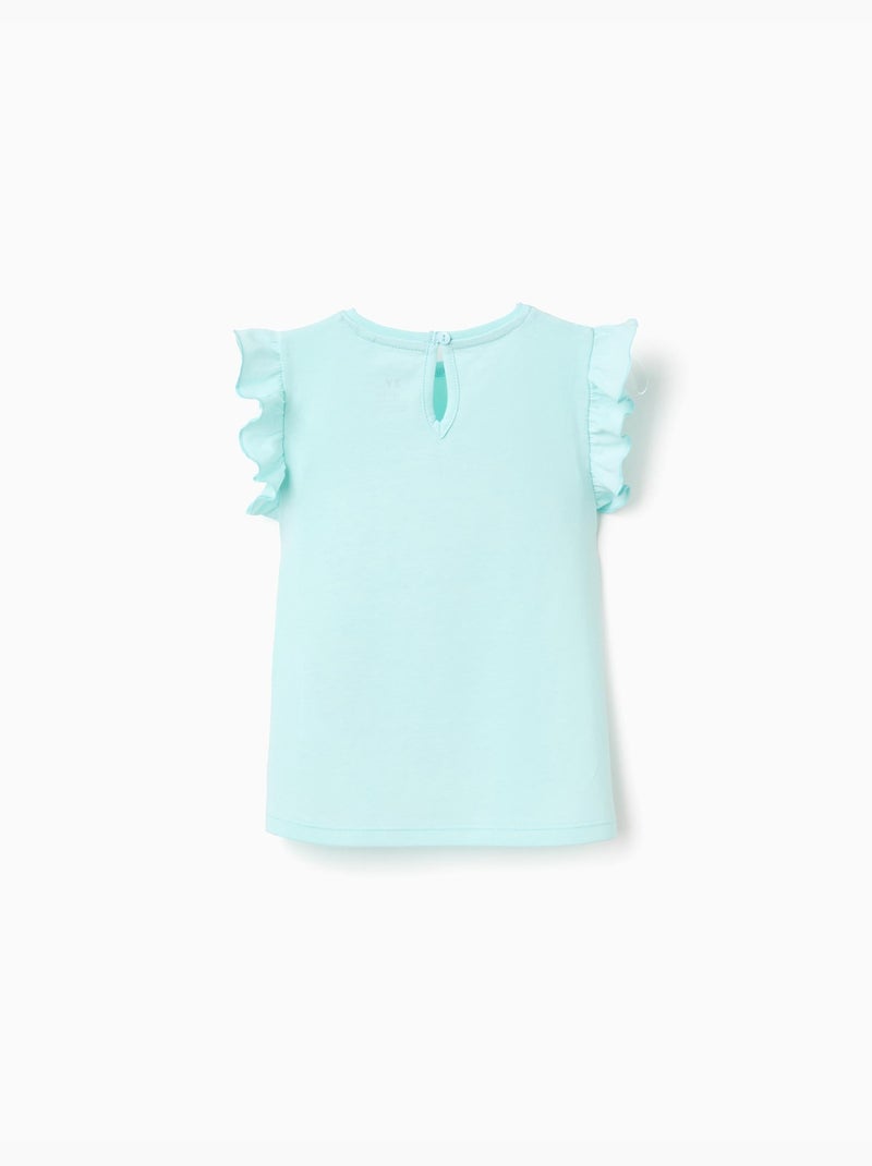 Confezione da 2 magliette in cotone con stampe estive Blu chiaro - Kiabi