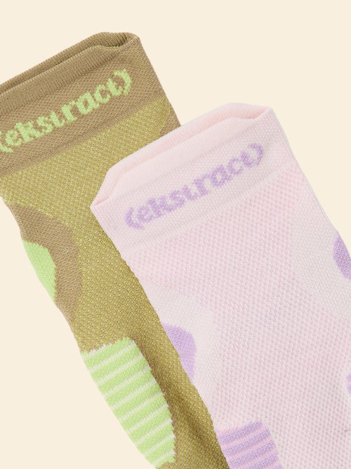 Confezione da 2 paia di calze alte - (ekstract) - Kiabi Confezione da 2 paia di calze alte - (ekstract) - Kiabi