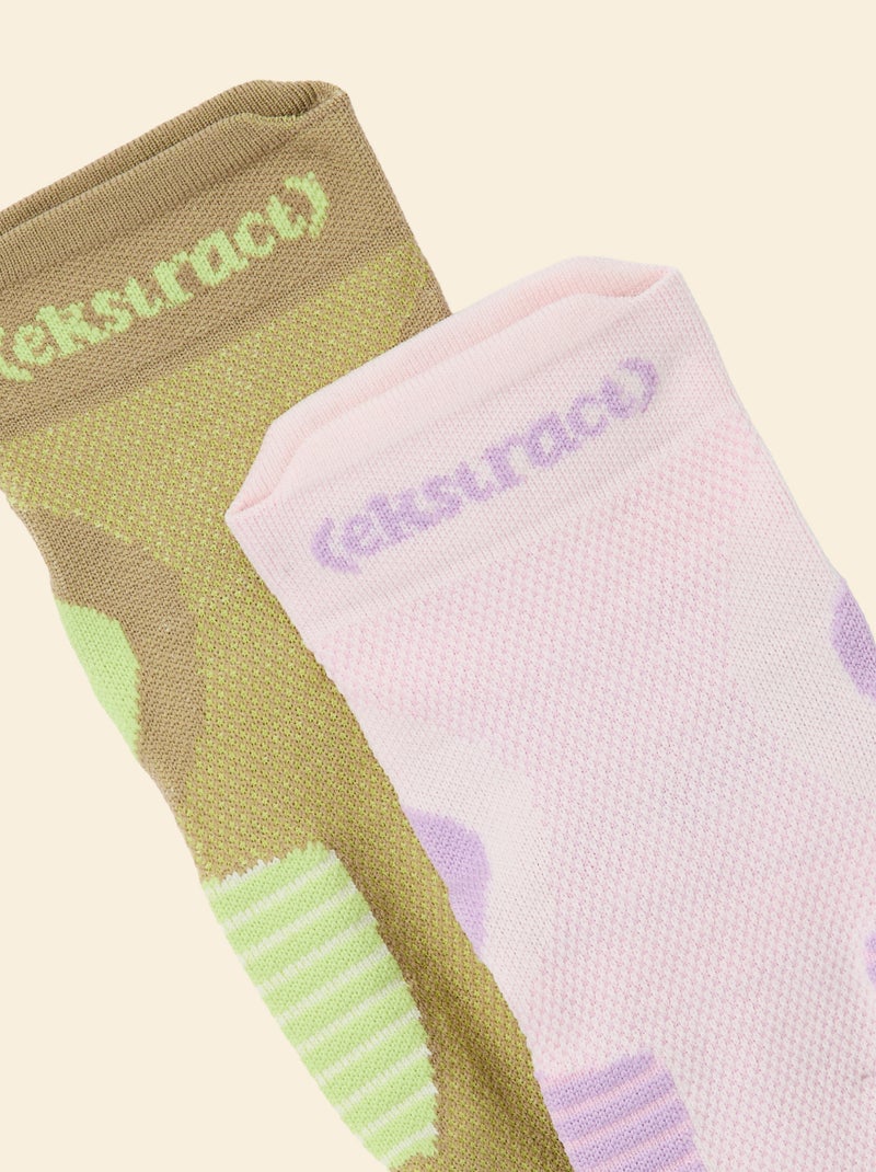 Confezione da 2 paia di calze alte - (ekstract) Blu - Kiabi