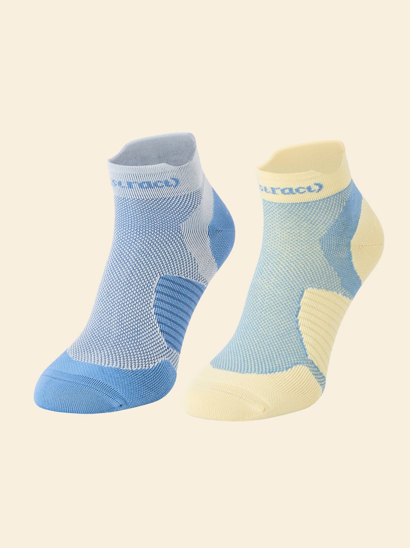 Confezione da 2 paia di calze compressive (ekstract) Giallo - Kiabi