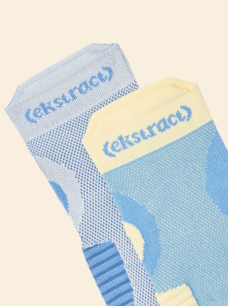 Confezione da 2 paia di calze compressive (ekstract) Giallo - Kiabi