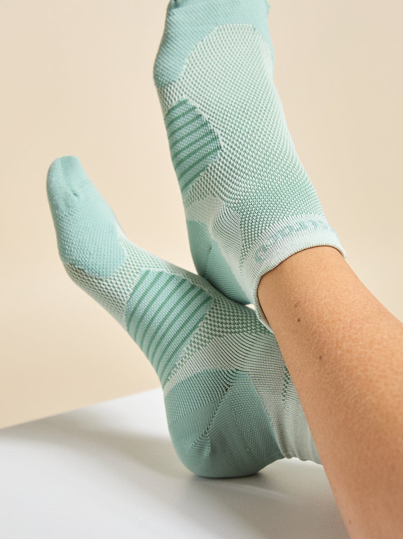Confezione da 2 paia di calze compressive (ekstract) Verde - Kiabi
