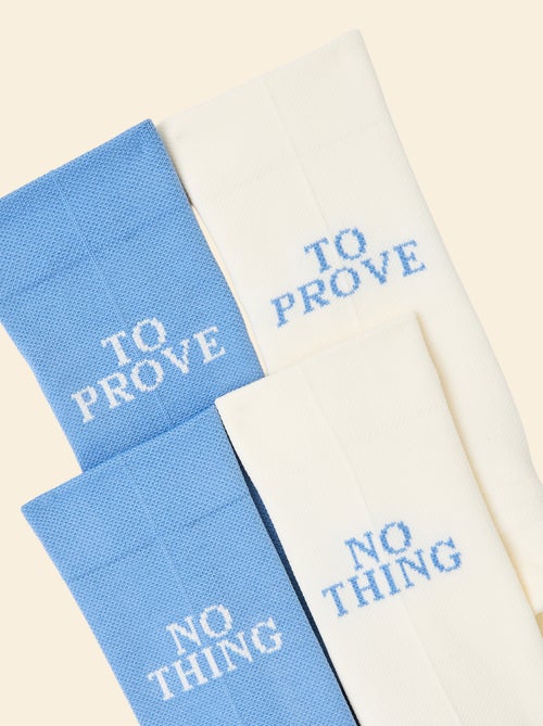 Confezione da 2 paia di calze (ekstract) compressive animate - Kiabi