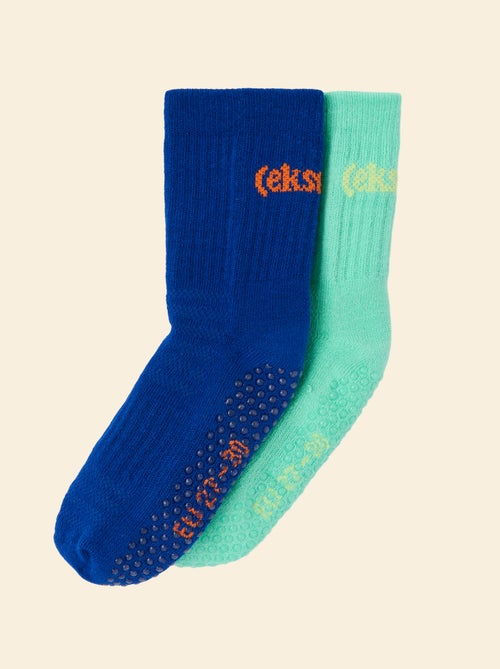 Confezione da 2 paia di calzini antiscivolo - (ekstract) - Kiabi