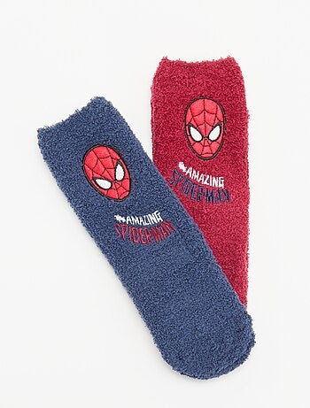 Confezione da 2 paia di calzini antiscivolo 'Marvel' 'Spider-Man'