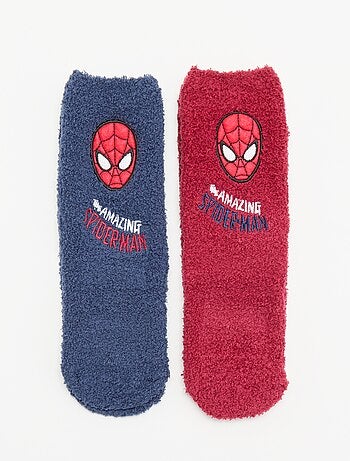 Confezione da 2 paia di calzini antiscivolo 'Marvel' 'Spider-Man'