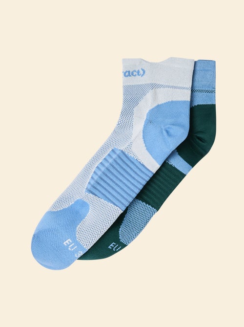 Confezione da 2 paia di calzini compressivi in cotone (ekstract) - Kiabi