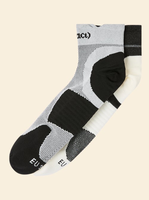 Confezione da 2 paia di calzini compressivi in cotone (ekstract) - Kiabi