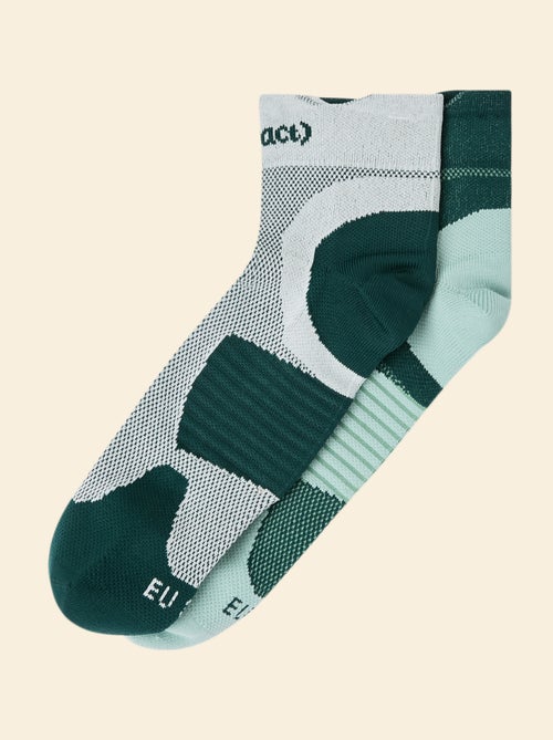 Confezione da 2 paia di calzini compressivi in cotone (ekstract) - Kiabi