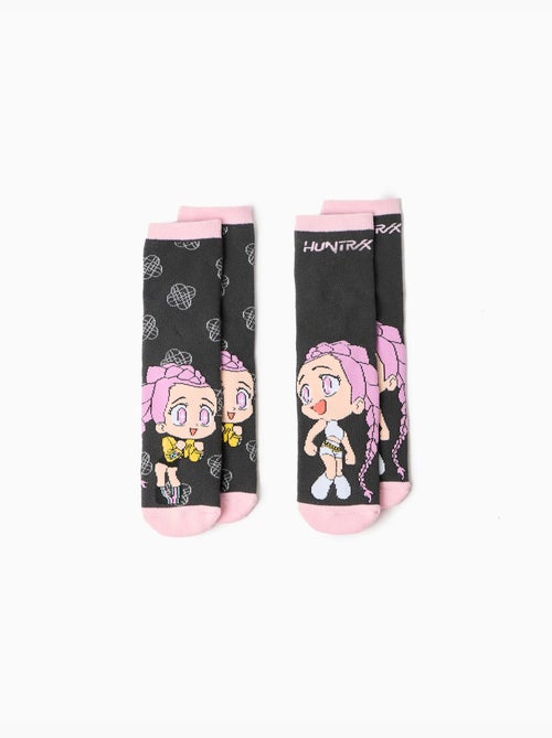 Confezione da 2 paia di calzini « k-pop demon hunters », mo fashion - Kiabi