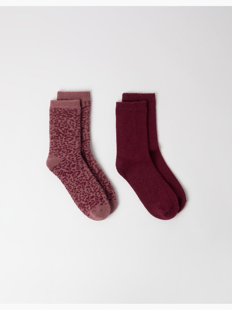 Confezione da 2 paia di calzini, mo fashion Rosa - Kiabi