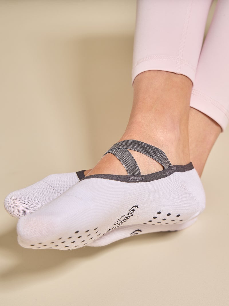 Confezione da 2 paia di calzini yoga - (ekstract) Nero - Kiabi
