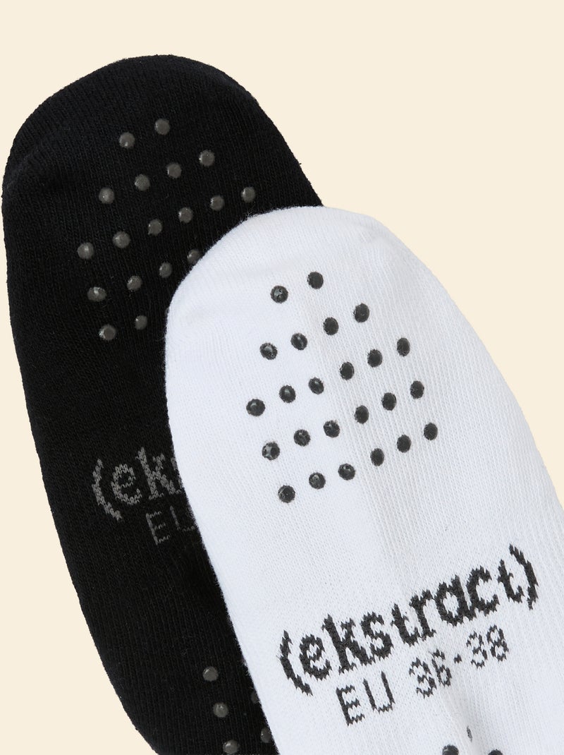 Confezione da 2 paia di calzini yoga - (ekstract) Nero - Kiabi